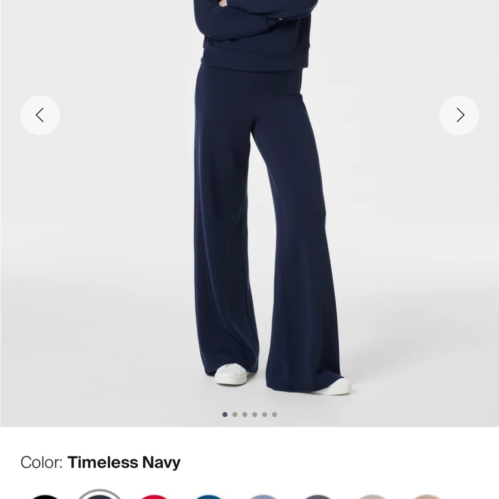 SPANX tall SPANX AirEssentials®
Wide Leg Pant color is sage green